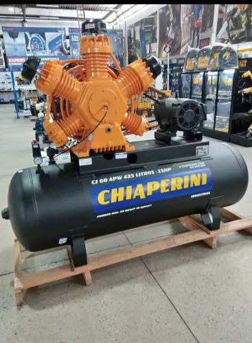 COMPRESSOR DE AR 60 PES 425L 15HP 175PSI CJ 60 APW TRIFASICO 220V / 380V IP21