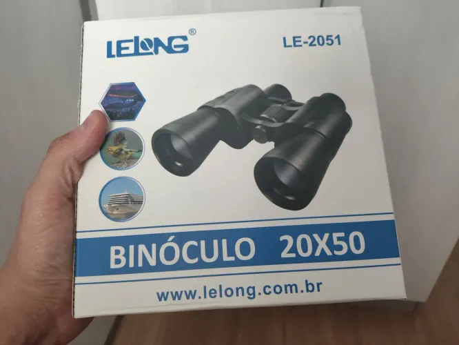 Binóculo Lelong 20x50 Muito Pouco Usado