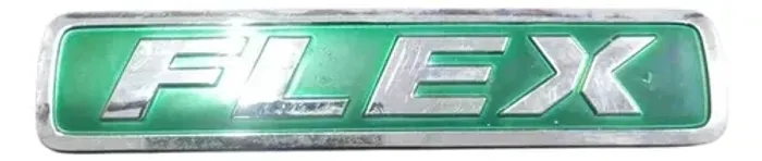 Emblema Honda Civic Flex Cromado Verde