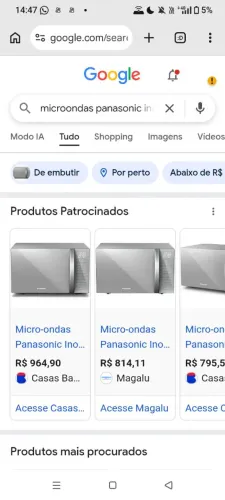 Microondas nunca usado