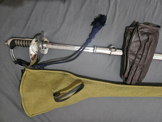 Espada Sabre Eberle de Oficial Exército PMs