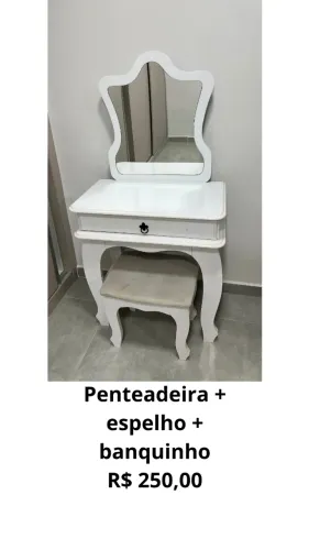 Penteadeira + banquinho