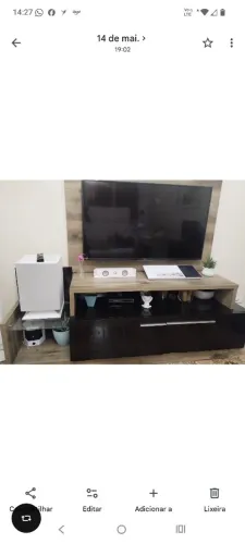 Rack e painel para tv
