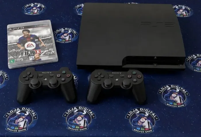 PS3 SLIM 500GB IMPECÁVEL, DESBLOQUEADO