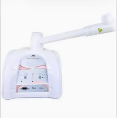 Vapor de ozônio estética com carrinho.