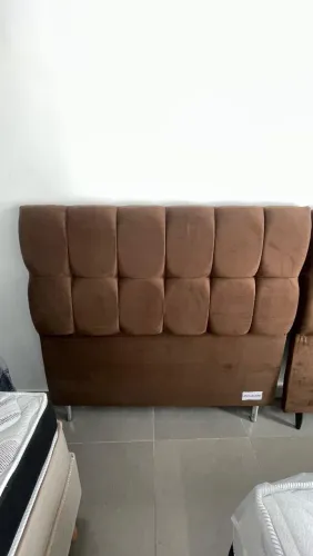 Cabeceira casal Ortobom marrom entrega grátis
