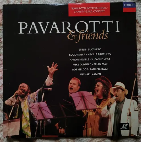 Laserdisc LD Pavarotti & Amigos Laser Disc 