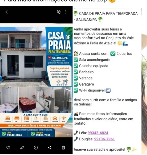 Casa de praia em Salinas