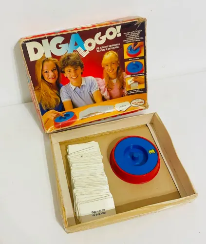 Jogo Diga Logo Antigo Brinquedos Coluna Anos 80 Coleção