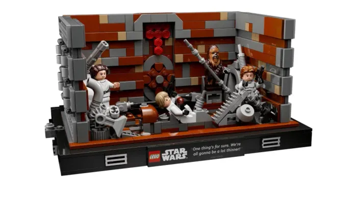 Lego 75339 star wars thrash compactor diorama sem caixa e sem manual completo