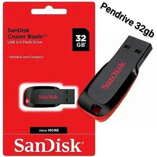 Pendrive SanDisk 32gb Novo lacrado