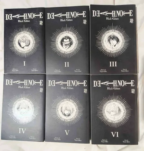 Coleção completa do Mangá de Death Note Black Edition(Usado)