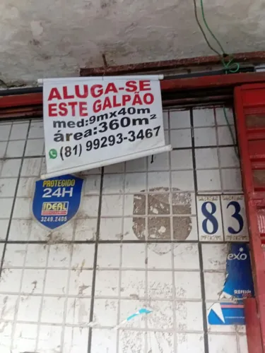 Alugo Galvão terreno 9 x 30 460m