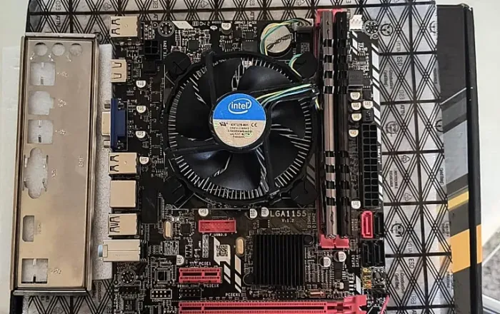 Kit Placa-Mãe Intel B75 + E3-1275-v2 3.5 Ghz + Memória Ram DDR3 16 GB 1600Mhz + Cooler CPU
