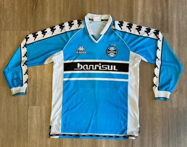 Camisa Grêmio 2002 manga comprida