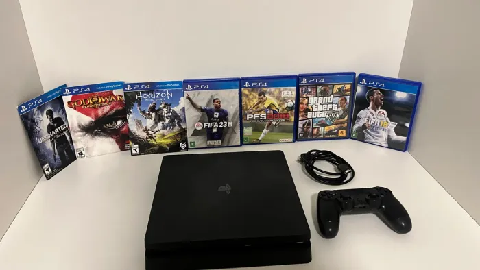 Ps4 Slim 500gb 7 jogos leia a descrição