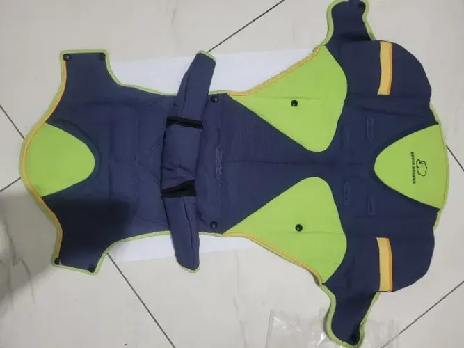 Capa Protetora Para Bebê Conforto Carrinho Azul Verde