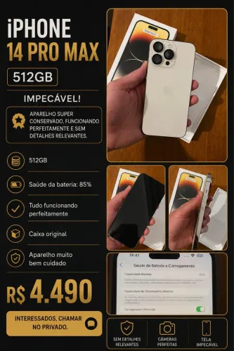 iPHONE 14 PRO MAX - 512GB