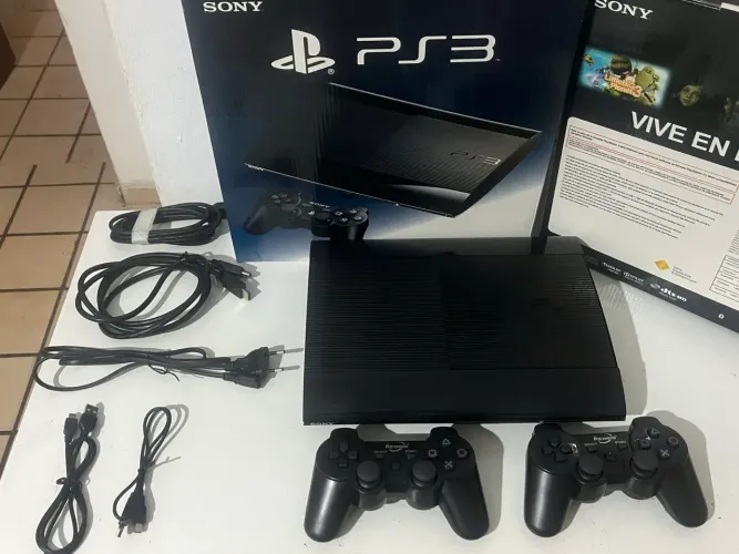 PlayStation 3 super slim 500 gb+ 5780 jogos