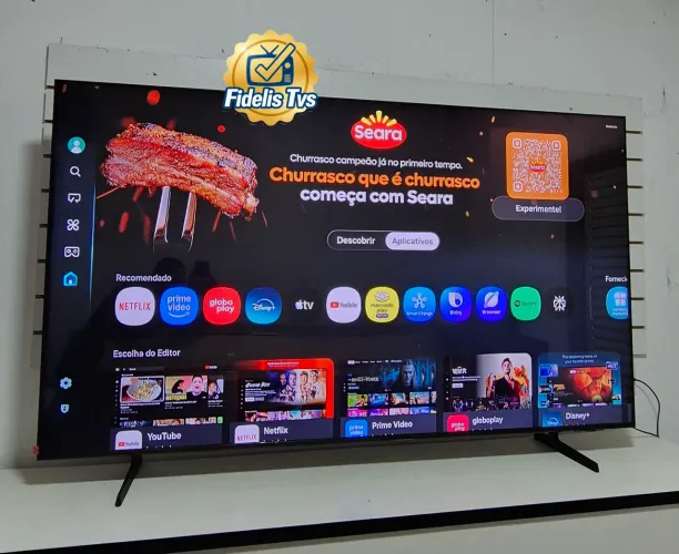 Smart TV Samsung 75" 4K QLED IA Vision Gaming Hub - QN75Q7FAA