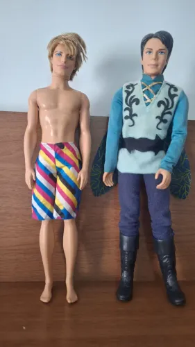 Lote Boneco Ken - Barbie Mariposa + Ken Praia