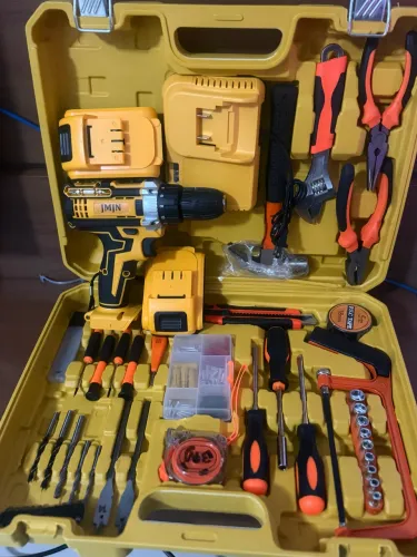 KIT FURADEIRA / PARAFUSADEIRA 48V SUPER COMPLETO