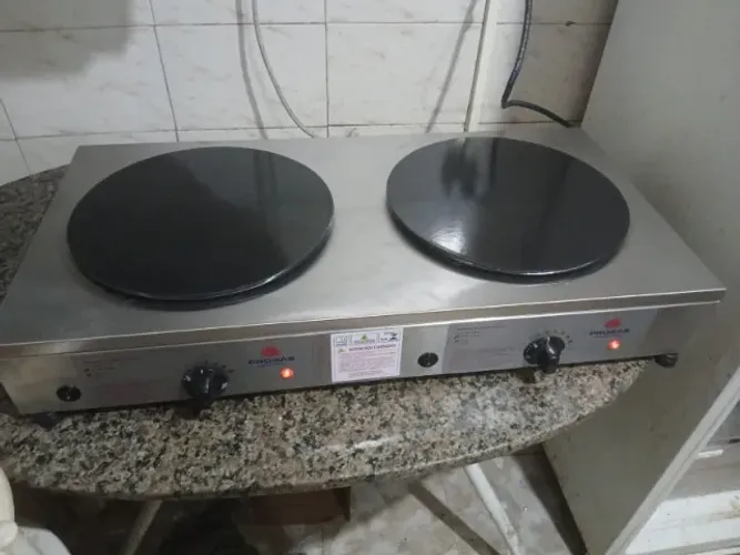 Chapa de crepe francês nunca usado