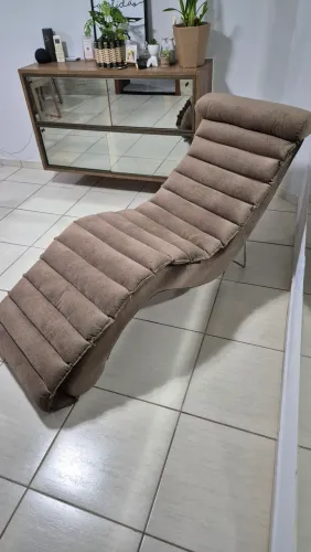 Sofá, poltrona tipo espreguiçadeira chaise divã longue