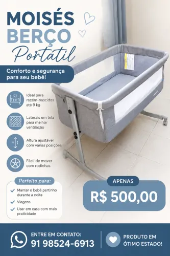Vendo berço moises seminovo