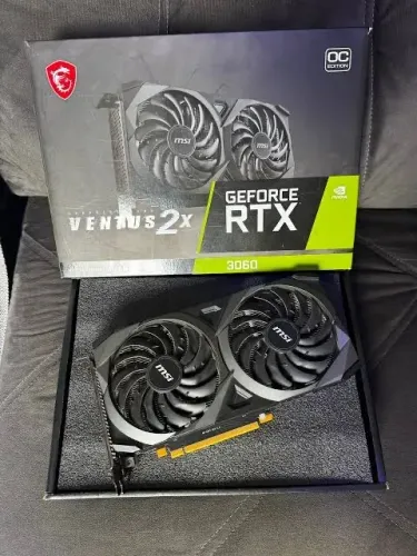 RTX 3060 msi ventus 2x MUITO NOVA