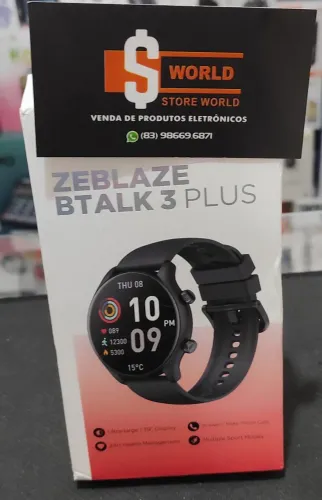 Relógio inteligente Zeblaze BTALK 3 PLUS - Store World