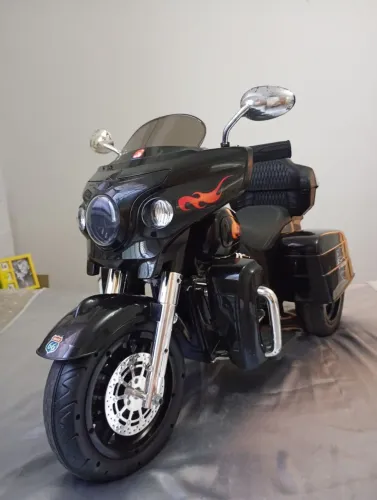 MOTO ELÉTRICA INFANTIL ROAD CUSTOM - LINDA E PRONTINHA PARA SEU FILHO