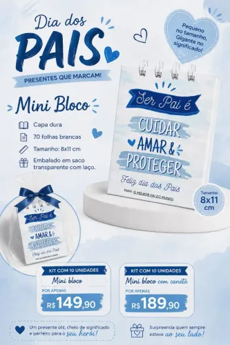 Mini Bloco de Anotações Atacado