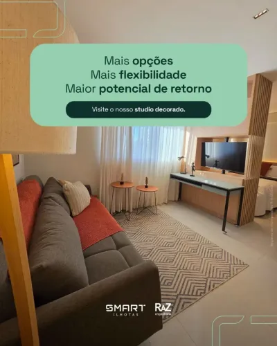 Studio à venda no Smart Ilhotas, o melhor investimento em Teresina PI