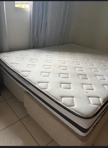 Cama queen - Colchão herval ortopédico (D45)