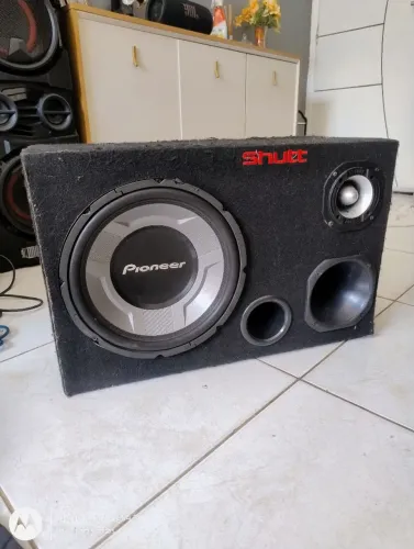  Caixa de Som Automotiva Completa Pioneer + Shutt 450,00