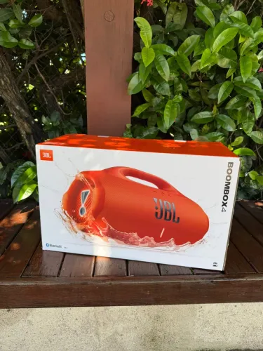 JBL Boombox 4 Laranja Nova e Lacrada