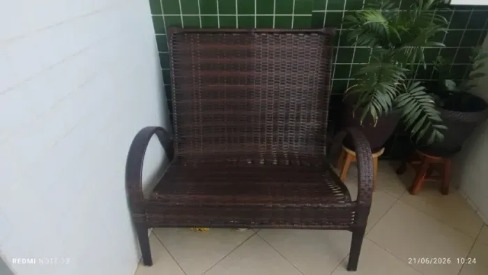 Banco Namoradeira Fibra Sintética.