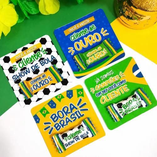 Balinha e card personalizados