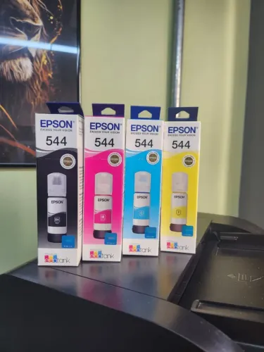 Tintas Epson 544 Originais - EcoTank (Preto, Ciano, Magenta e Amarelo)