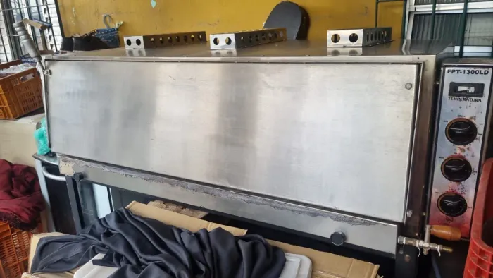 Forno de pizza industrial a gás