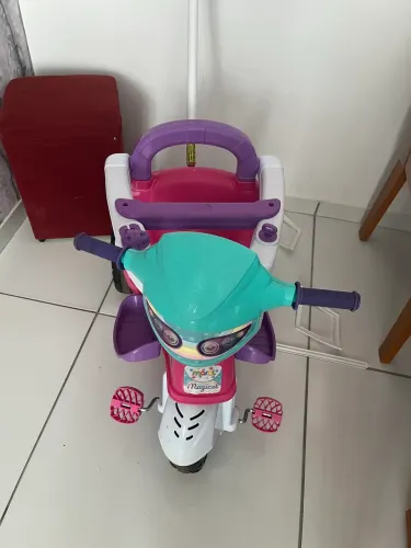 Triciclo infantil maral baby city rosa