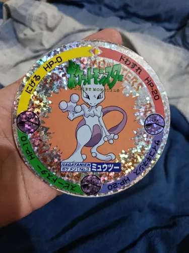 Carta pokémon Menko japonesa, mewtwo