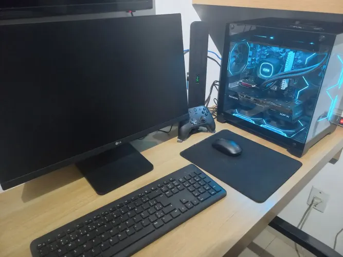 Pc Gamer Completo R7 5700X RX7600 16GB RAM