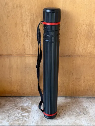 Tubo Porta-Projetos Telescópico para Desenhos e Plantas
