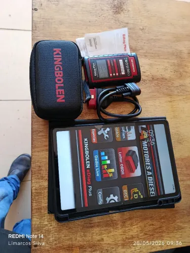 Vendo Scaner automotivo com tablete , gasolina ,diesel leve e pesado  top!