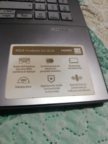 Vivobook ASUS go 14, seme novo, com nota fiscal e pouco uso
