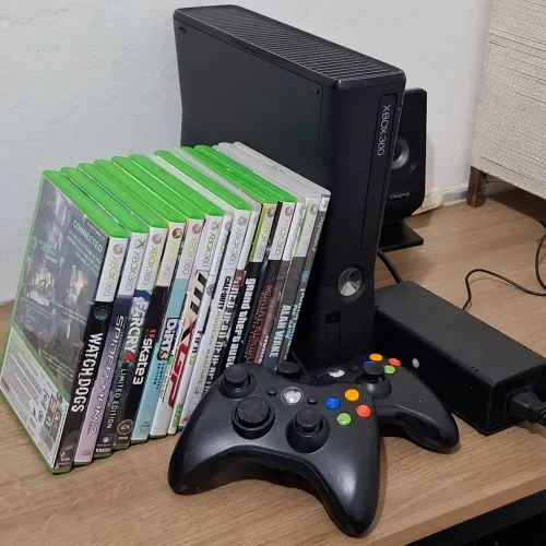 X BOX 360 DESBLOQUEADO! + 14 JOGOS FISICOS