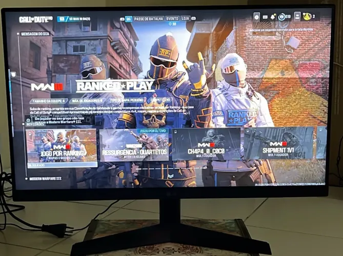 Monitor Gamer 144hz 1ms LG Ultragear Fhd 23,8 Hdr Freesync Preto