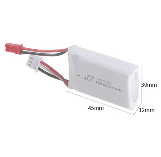 Bateria LiPo para Rádio DumboRC DDF-350 (2S 7.4V 1850mAh)